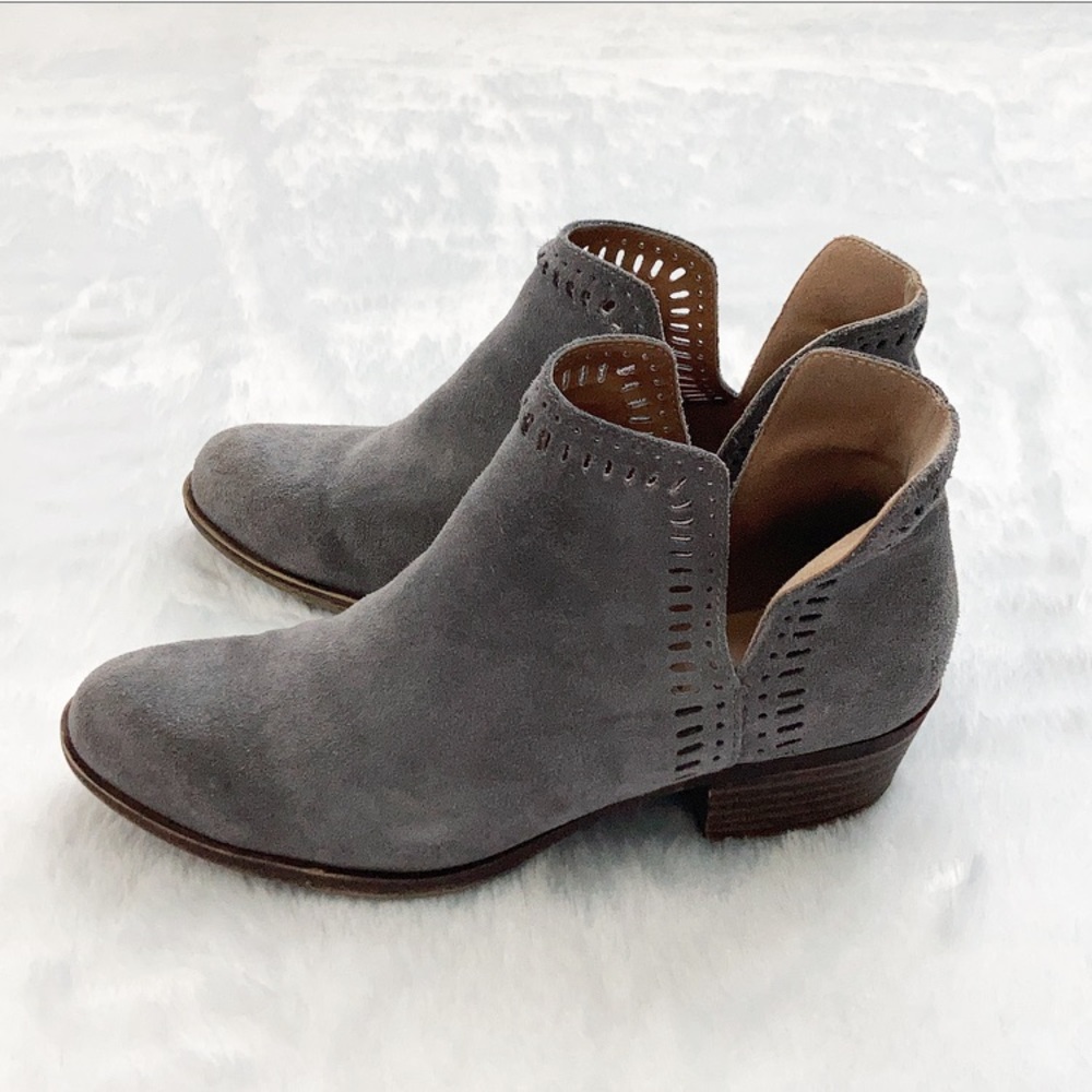 Lucky Brand Bustina Suede Ankle Boots - Picture 5 of 8